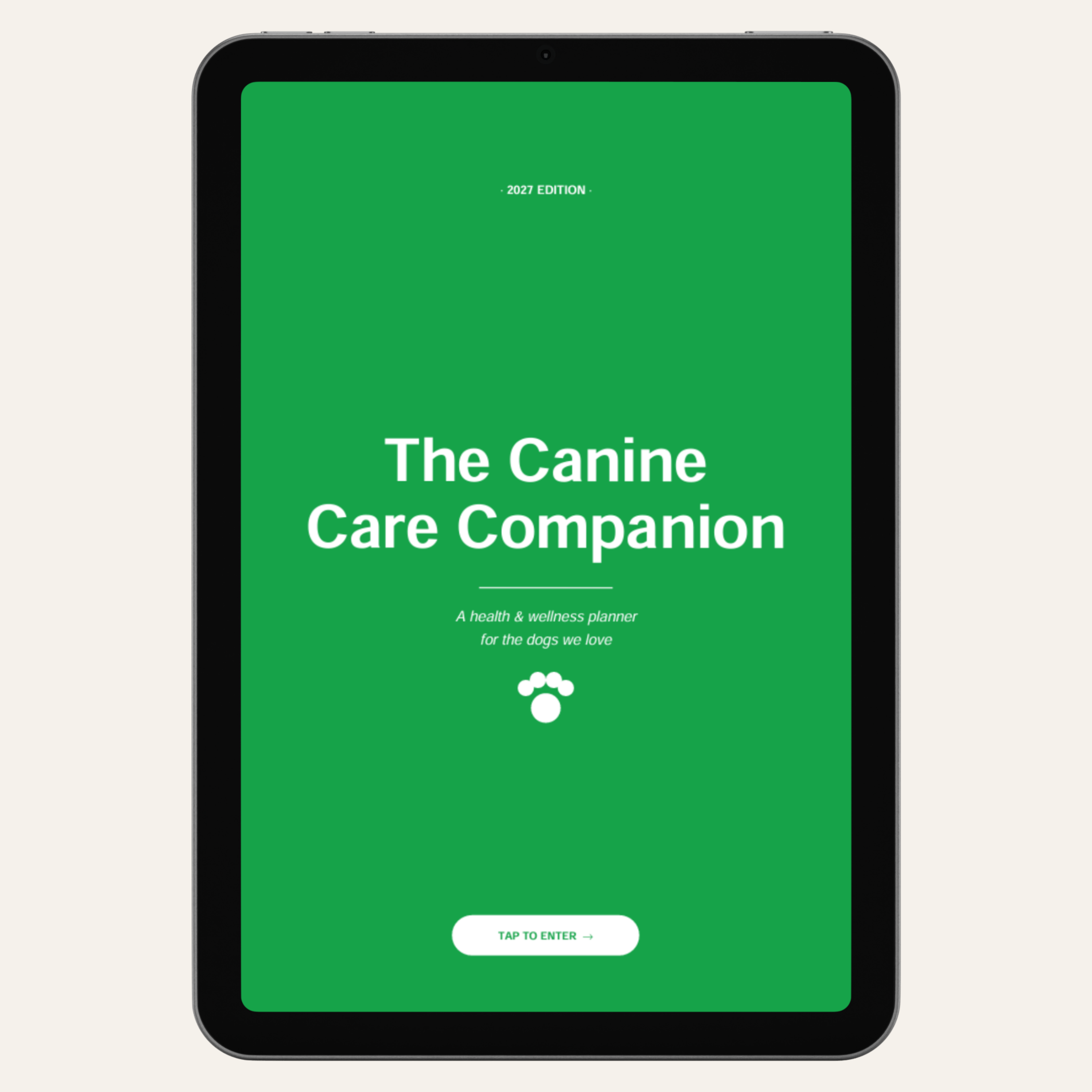 The Canine Care Companion 2027 | Digital Dog Health Planner | 136-Page Printable PDF | Vet Visits & Medication Tracker product
