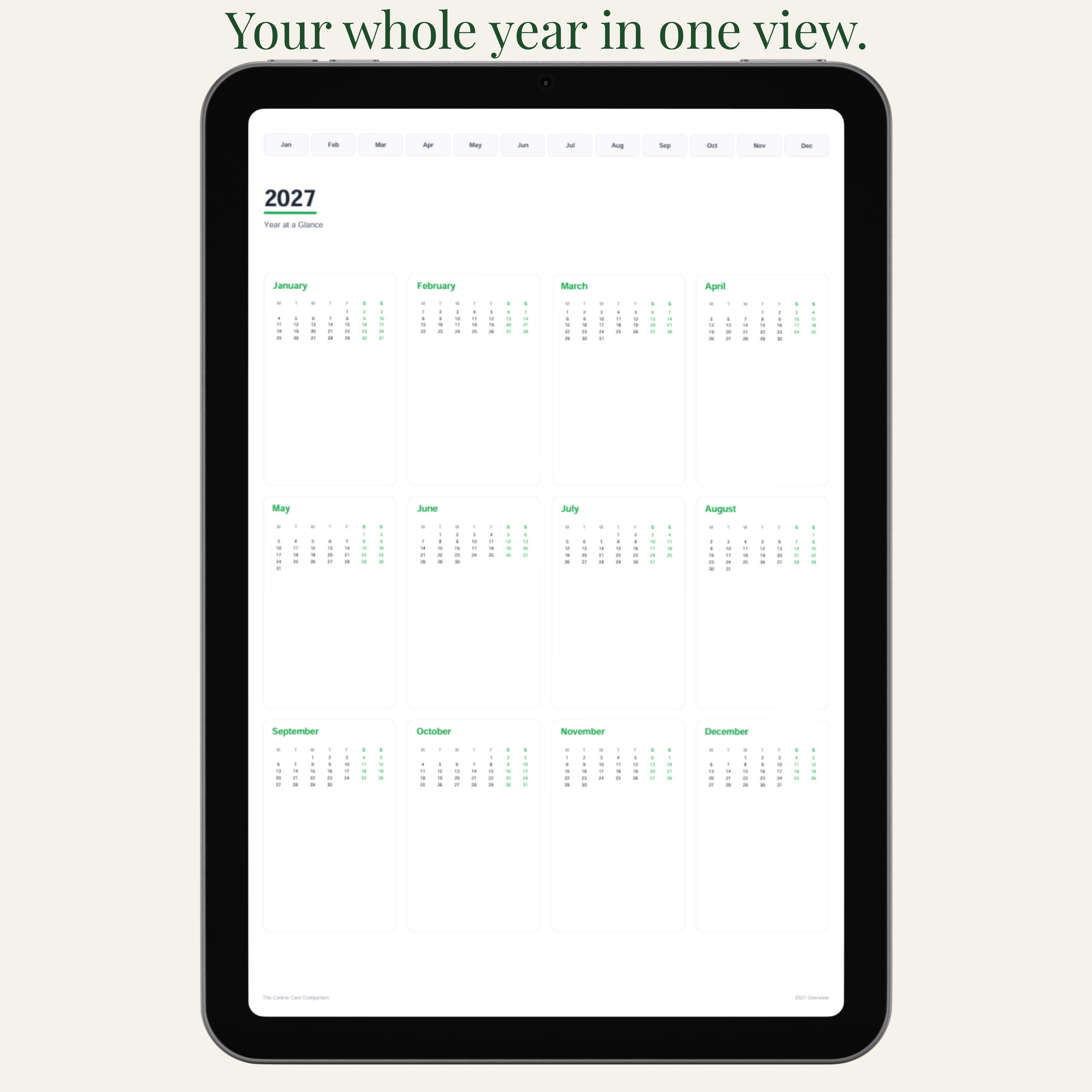 The Canine Care Companion 2027 | Digital Dog Health Planner | 136-Page Printable PDF | Vet Visits & Medication Tracker product