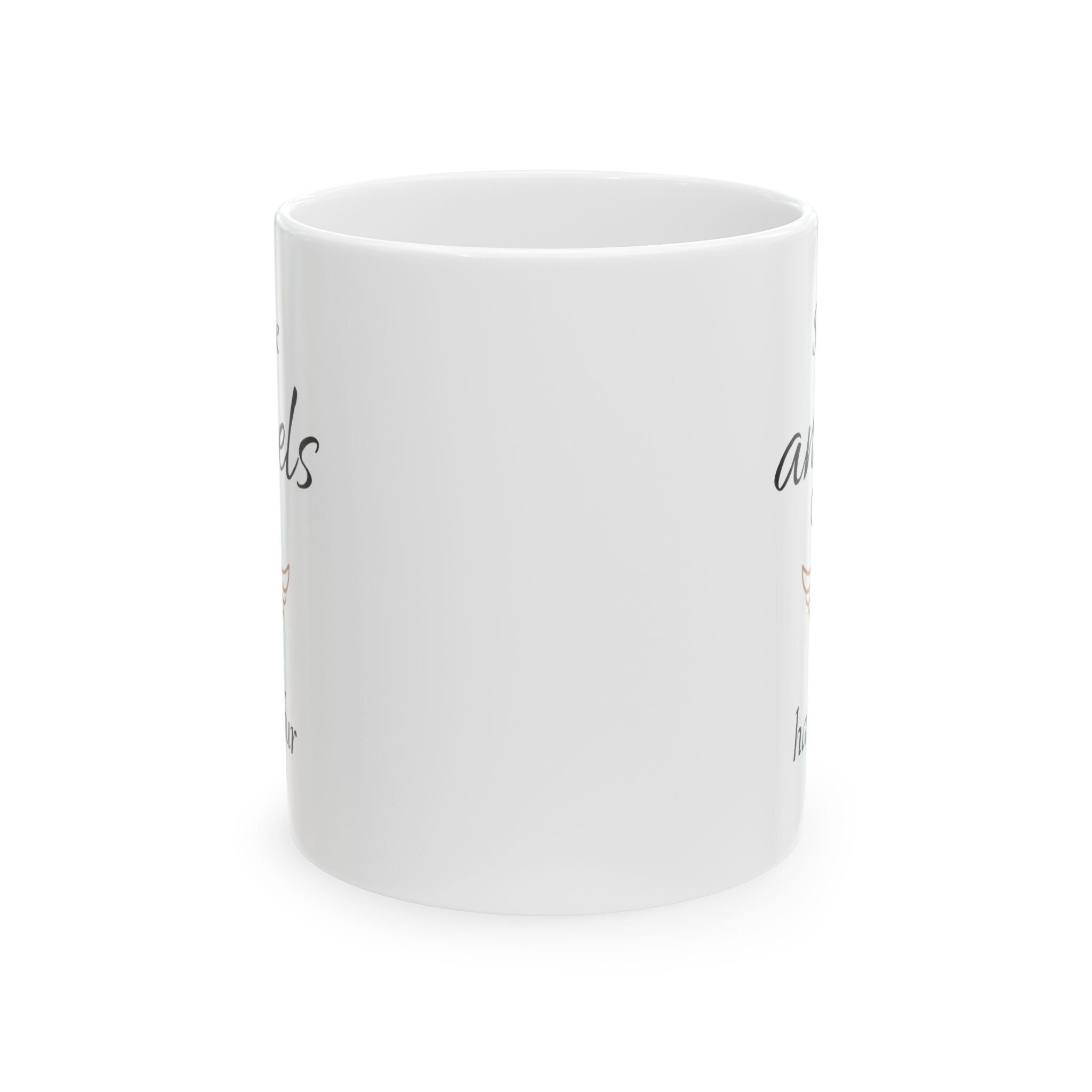 Some Angels Have Fur Pet Memorial Mug | Christian Pet Loss Gift | Dog Cat Sympathy Coffee Mug | Pet Heaven Memorial Cup Gold Wings