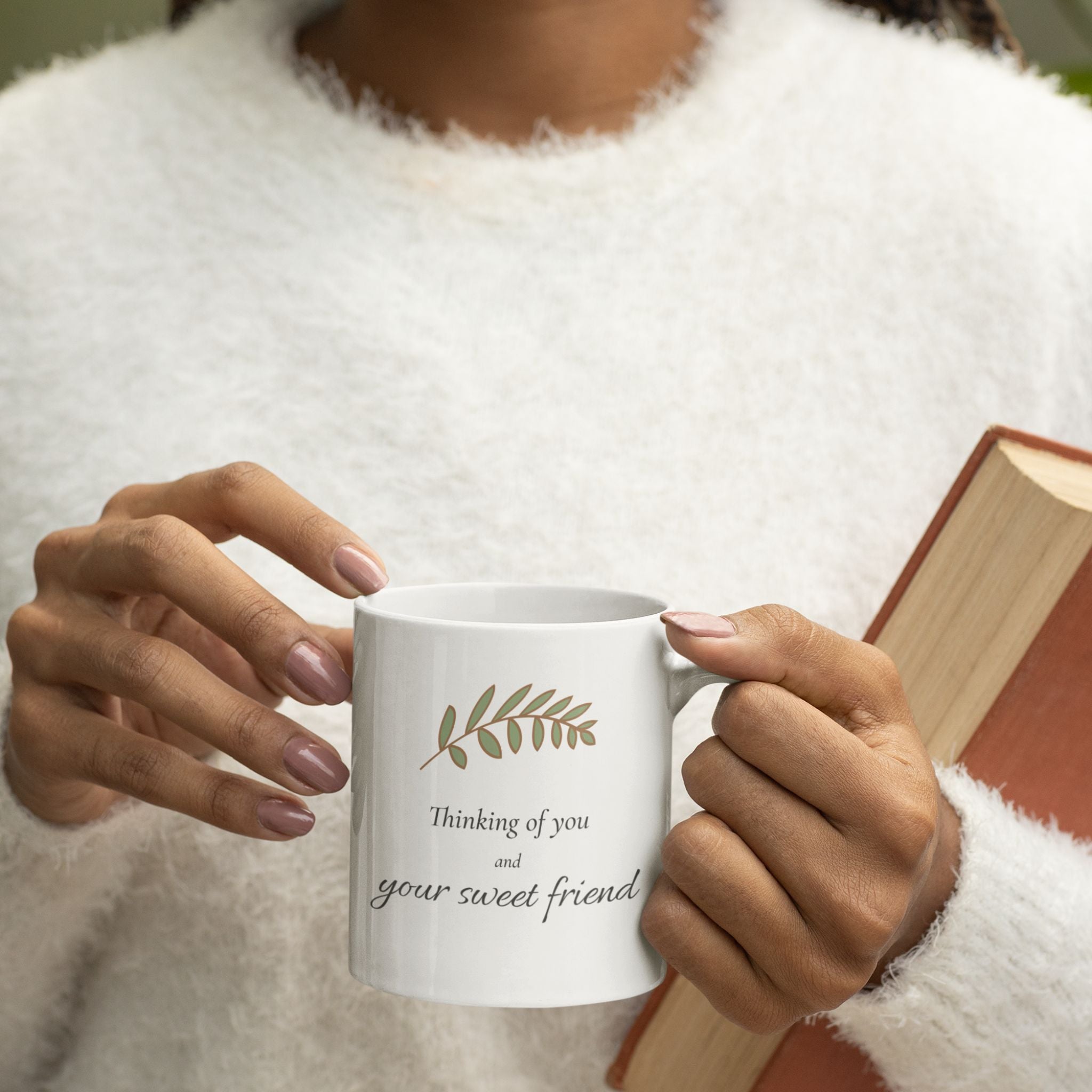 Thinking Of You And Your Sweet Friend Pet Sympathy Mug | Pet Loss Gift For Friend | Dog Cat Bereavement Mug | Pet Condolence Gift