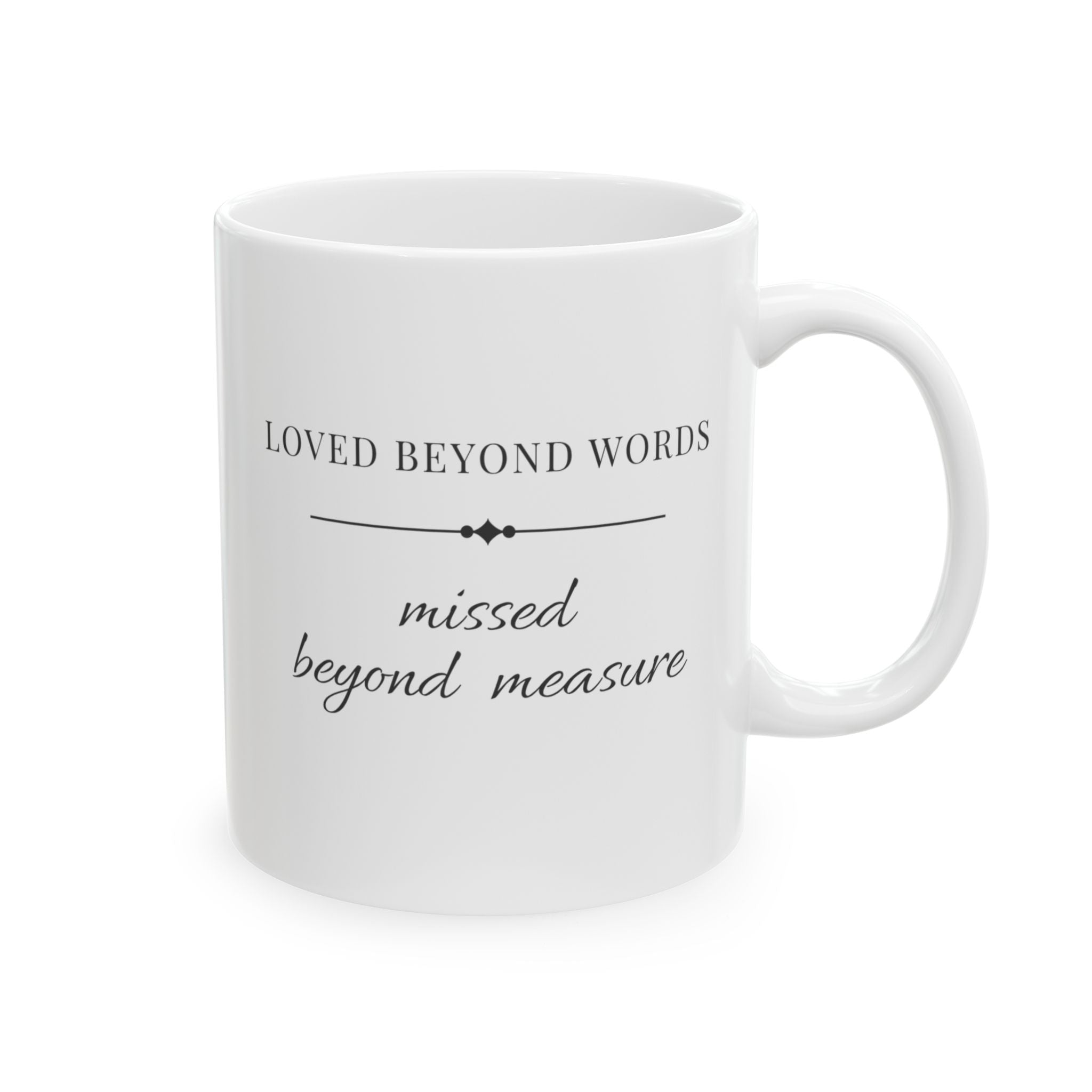 Loved Beyond Words Missed Beyond Measure Pet Memorial Mug | Pet Loss Sympathy Gift | Dog Cat Remembrance Cup Editorial Keepsake