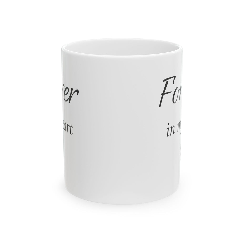 Forever In My Heart Pet Memorial Mug | Pet Loss Sympathy Gift | Dog Cat Memorial Coffee Mug | Rainbow Bridge Remembrance Cup