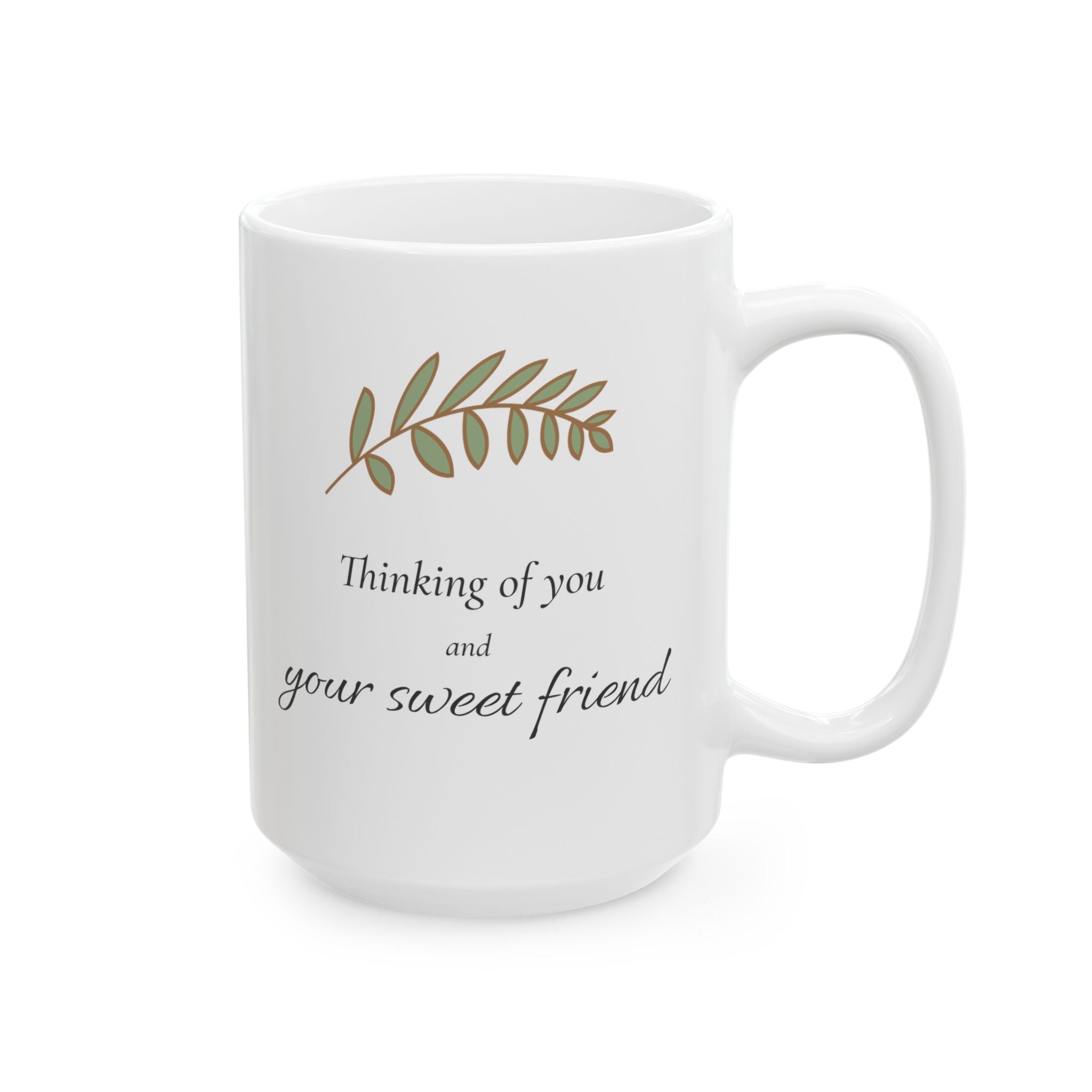 Thinking Of You And Your Sweet Friend Pet Sympathy Mug | Pet Loss Gift For Friend | Dog Cat Bereavement Mug | Pet Condolence Gift