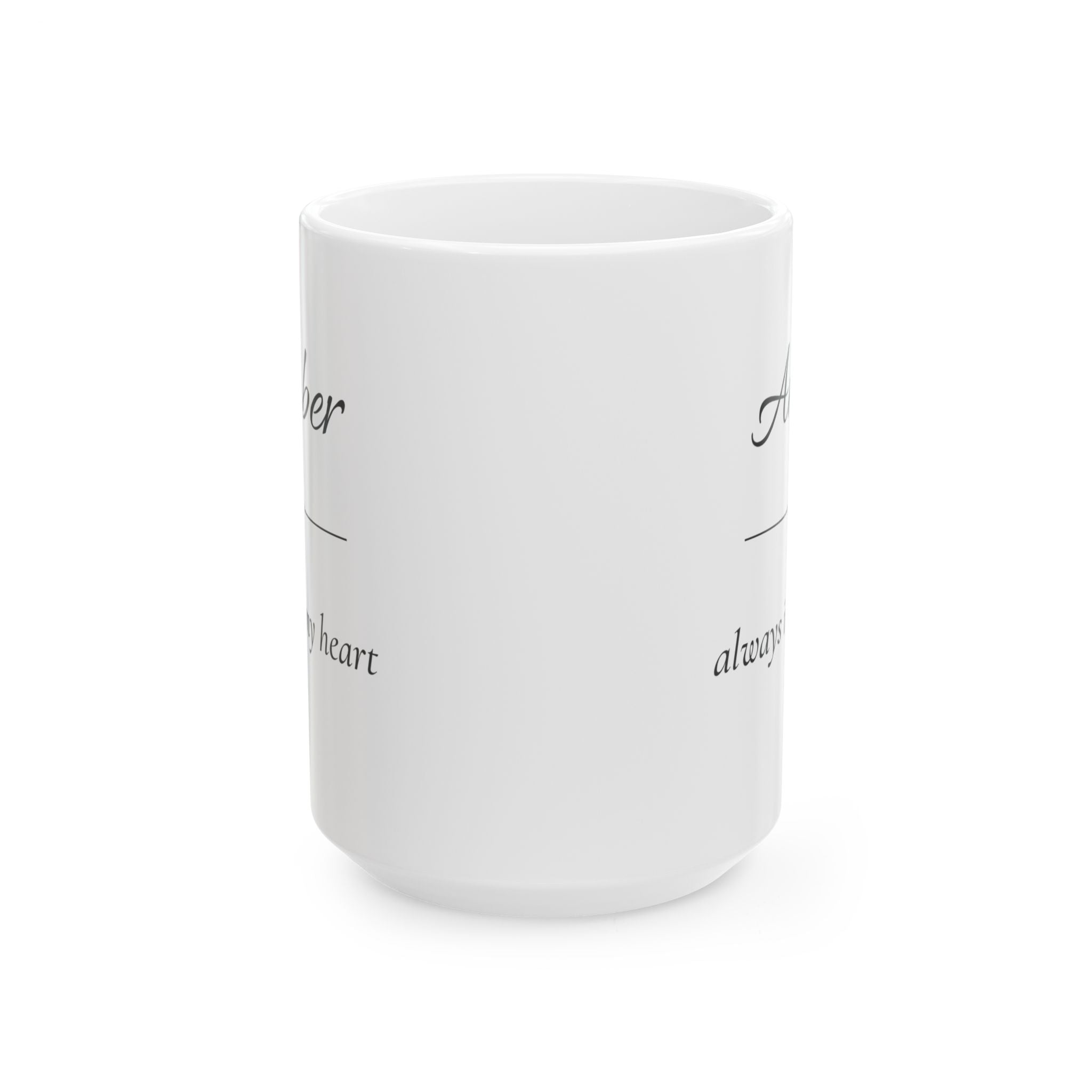 Amber Personalized Pet Memorial Mug | Dog Loss Sympathy Gift | Custom Pet Remembrance Coffee Mug | Memorial Keepsake With Name