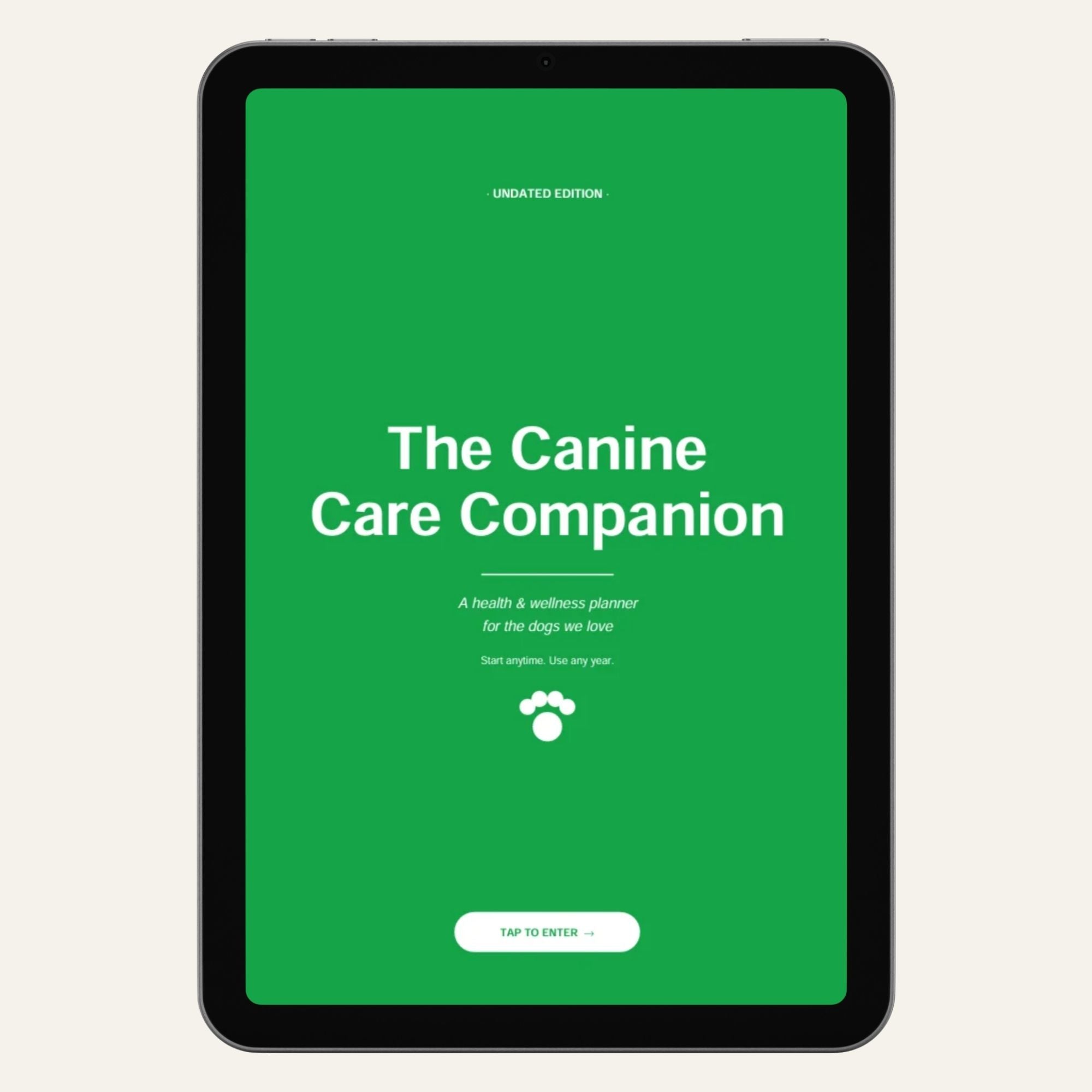 The Canine Care Companion Undated Edition | Digital Dog Care Planner | Printable PDF | Daily Health & Routine Tracker product